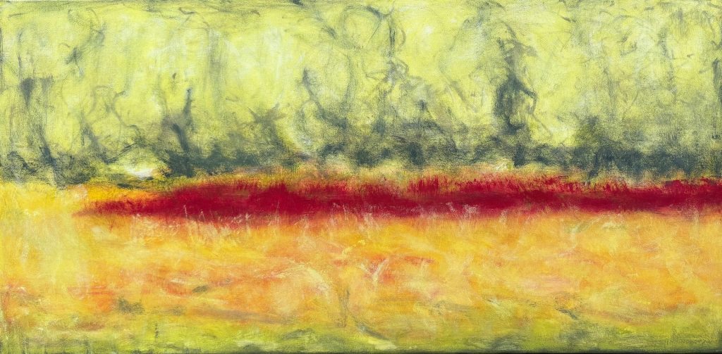 Hitze,, Eitempera auf Leinwand,